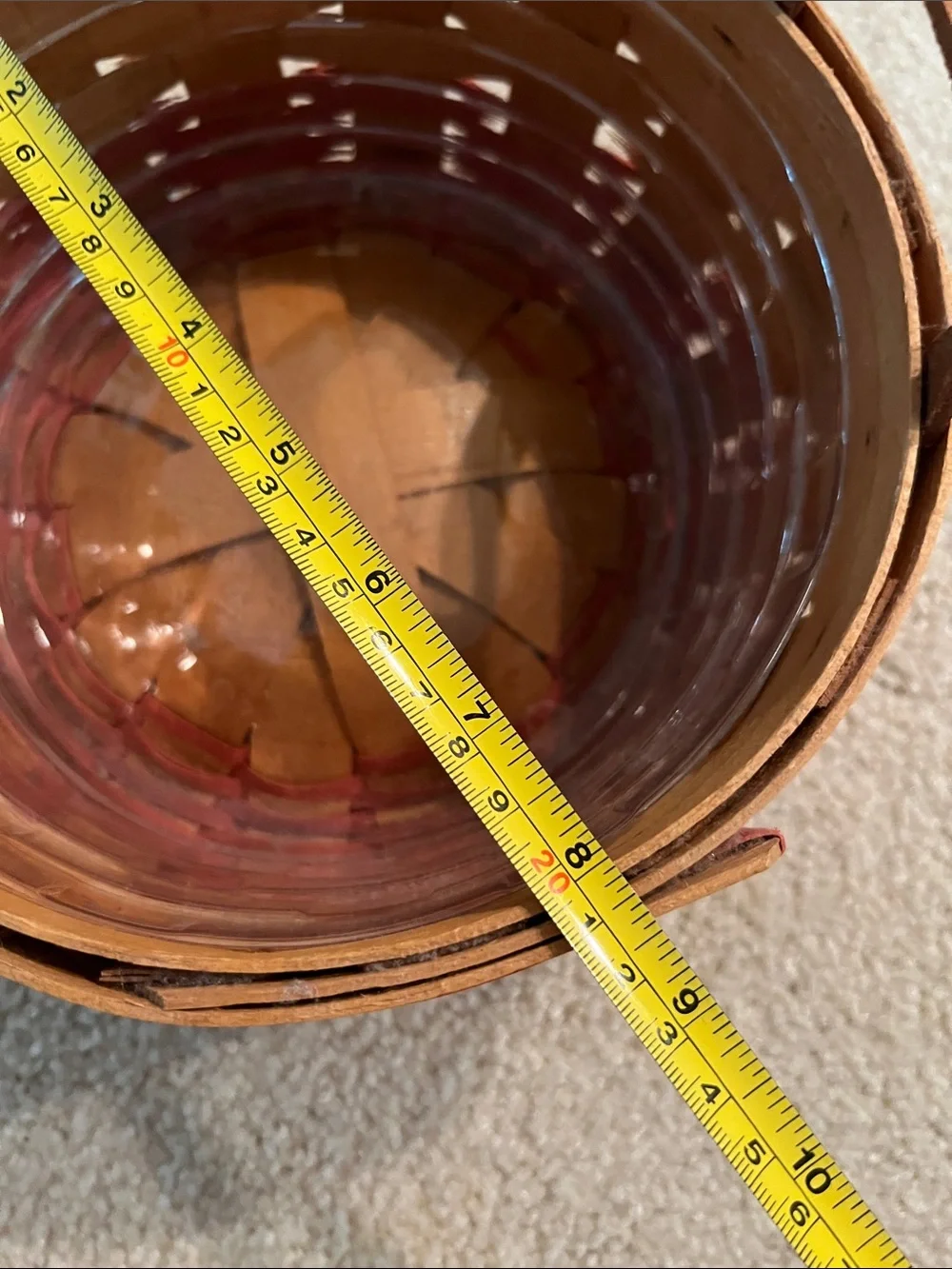 Longaberger Mothers Day Basket and Protector - SFH